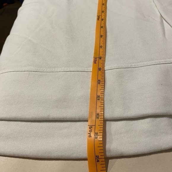 Madewell Sézane-Inspired “Au Revoir” White Cotton Crewneck Sweatshirt - Picture 9 of 9